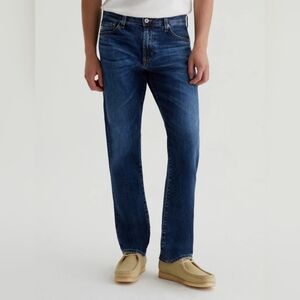Ag Adriano Goldschmeid The Everett Slim Straight Blue Jeans - 36R